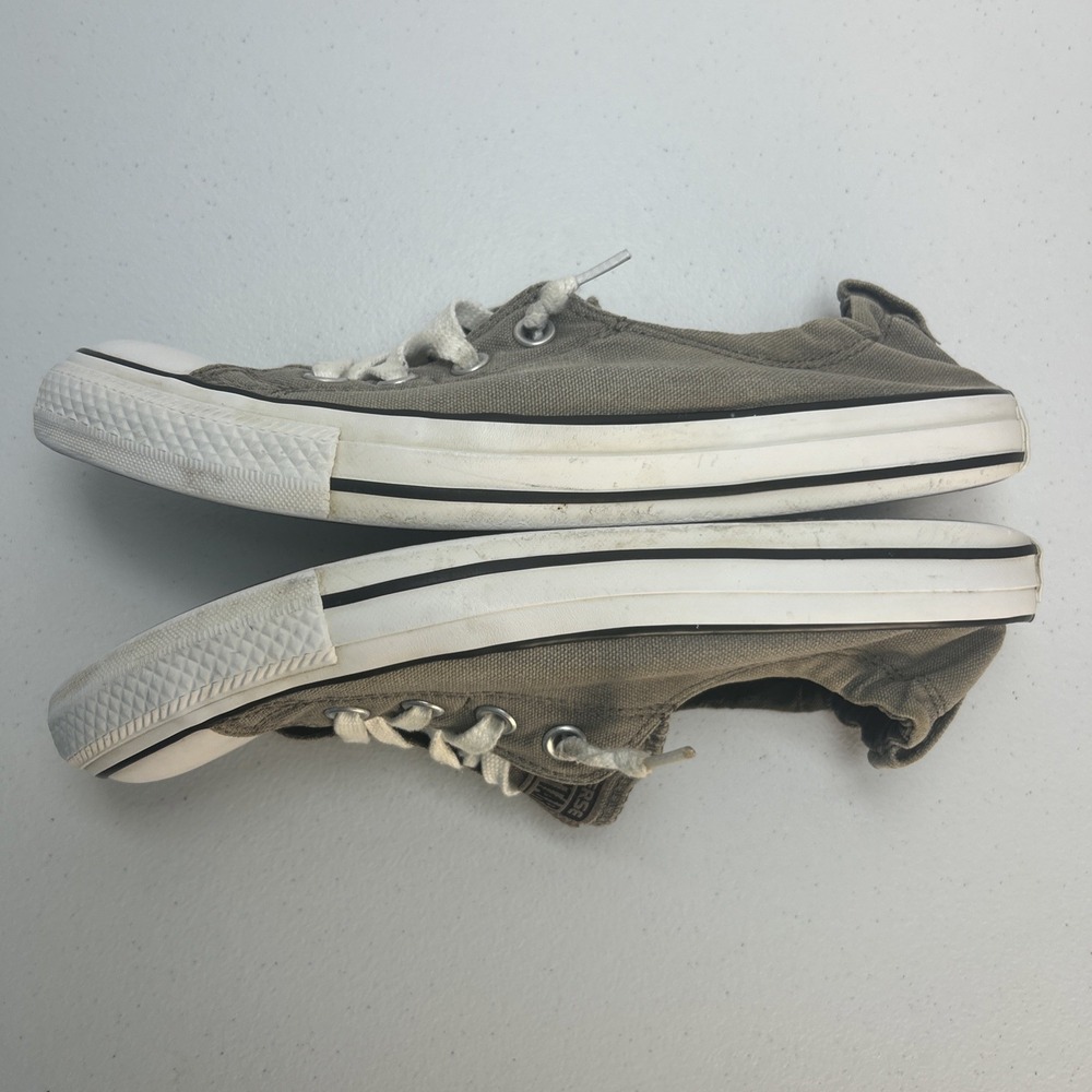 Converse Chuck Taylor All Star Shoreline Slip Gray Canvas Women's Size 9 Low - Picture 6 of 8